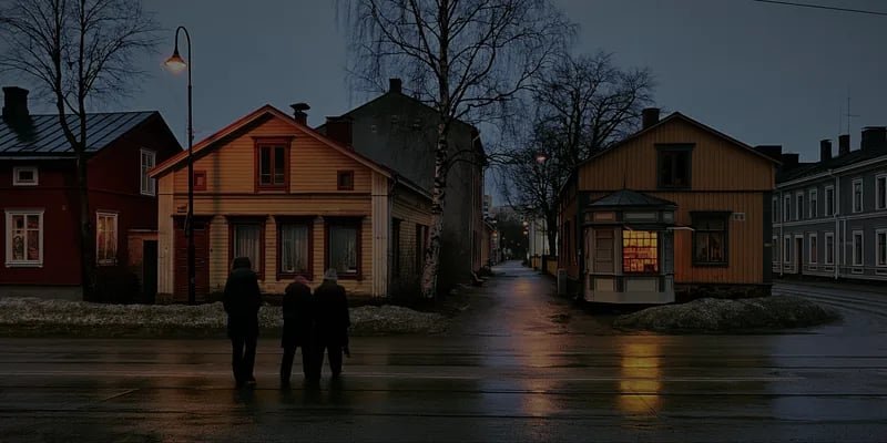 People and place: Three people